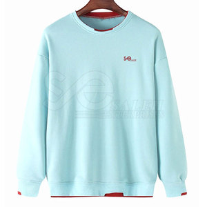 เสื้อกันหนาวลำลองสำหรับผู้ชาย, เสื้อสเวตเชิ้ตย้อมสีล้วนสำหรับผู้ชายเสื้อแนวสตรีททรงหลวมขนาดใหญ่พิเศษออกแบบได้ตามต้องการ - Product Image 1