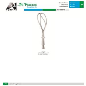Fórceps obstétricos Nagele de alta calidad Equipos de Obstetricia y Ginecología Instrumentos Acero inoxidable reutilizable - Product Image 2