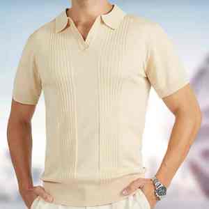 Chemise à manches courtes pour homme, classique, décontractée, tendance, respirante, tricotée, 100% coton, séchage rapide, nouveaux hauts - Product Image 3