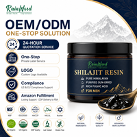 Résine de Shilajit Pur de l'Himalaya Rainwood avec 84+ Oligo-éléments, Complément Énergétique Riche en Acide Fulvique