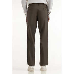 Pantalones de Vestir Slim Fit Color Caqui MN-TRC-WS25-014, Corte Recto, Estilo Casual de Negocios, con Botones y Cremallera, Talla XL, Color Personalizable - Product Image 2