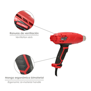 2000 Watt Hot Air Gun. 2 Power Settings with Accessories - Product Image 4