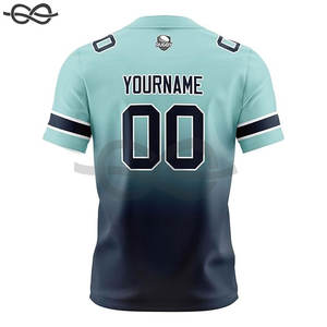 Maillot de football vierge de haute qualité pour transfert thermique, personnalisable avec logo, le plus vendu, vêtement de sport, couleur personnalisée, unisexe - Product Image 3