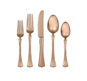 Antique Style Color Spoon Stainless Steel Copper Cutlery Ready to Ship - Product Image 1