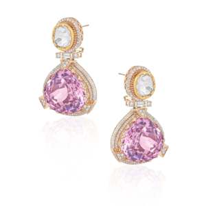 Boucles d'oreilles en diamant Kunzite Tonic - Product Image 3