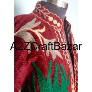 Chaqueta Cotrise Bordada a Mano, Diseño Vintage, Ecológica, Transpirable, Forrada de Algodón, Ropa de Abrigo para Invierno, Primavera y Verano, para Fiestas - Product Image 3