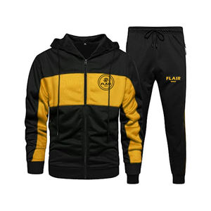 ชุดวอร์มแฟชั่นสำหรับผู้ชาย, ชุดวอร์มโอเวอร์ไซส์แขนยาวมีฮู้ดคอปกพิมพ์ลายสีพื้นคุณภาพสูงสำหรับการใช้งานในฤดูหนาวแบบลำลอง2025 - Product Image 4