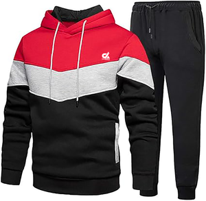 Survêtement à capuche pour homme au design personnalisable, qualité supérieure, 100% polyester, écologique, respirant, léger, grande taille - Product Image 1