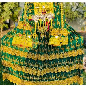 Conjunto de Vestido con Estampado Completo Transpirable, Bordado Kuchi, Traje de Novia Pathani, Traje Afgano Vintage, Conjuntos Personalizados OEM - Product Image 3