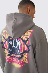 Conjunto Deportivo Personalizado de Alta Calidad con Estampado Puff, 100% Algodón, Informal, de 2 Piezas, Sudadera Corta Holgada y Pantalones Deportivos - Product Image 6