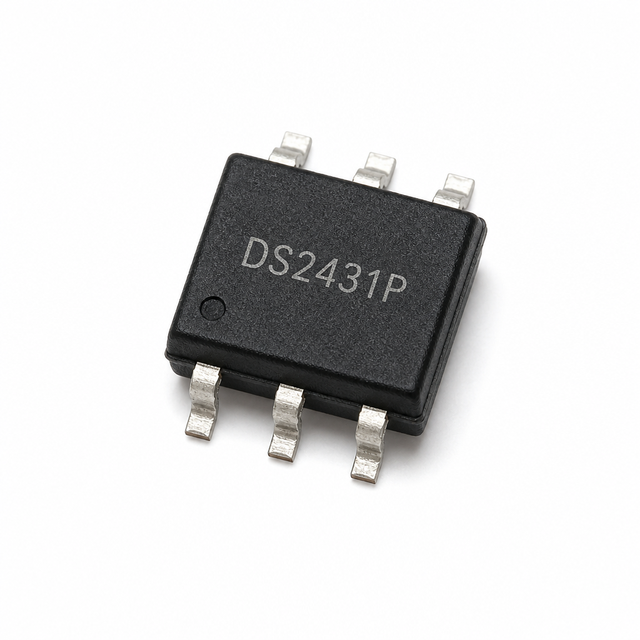 New Original DS2431P+T&R 1-Wire 1024-Bit EEPROM IC Chip TSOC-6 SMT Mounting for PCBA Application