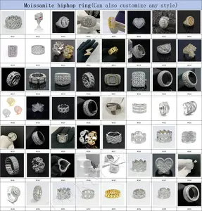 แหวนรูปนกฮูกประดับเพชรเลียนแบบเพชรแท้ ราคาโรงงาน เงินแท้ 925 ประดับมอยส์ซาไนต์ VVS สไตล์ฮิปฮอป สำหรับผู้ชาย - Product Image 6