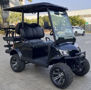 Carrito de Golf Eléctrico de 2 Plazas, Todoterreno, con Suspensión Alta, Vehículo Compacto para Pasajeros en Venta - Product Image 2