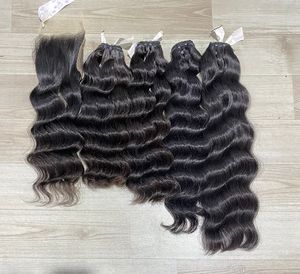Top qualité lâche ondulé Double dessiné 100% Extension de cheveux humains vietnamiens tissage cheveux cuticule aligné best-seller pour les femmes noires - Product Image 1
