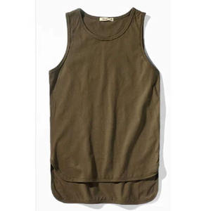 Camiseta sin Mangas Extra Grande para Hombre, Diseño Popular Personalizado, 100% Algodón, Transpirable, Deportiva, de Verano, Ajuste Holgado - Product Image 1