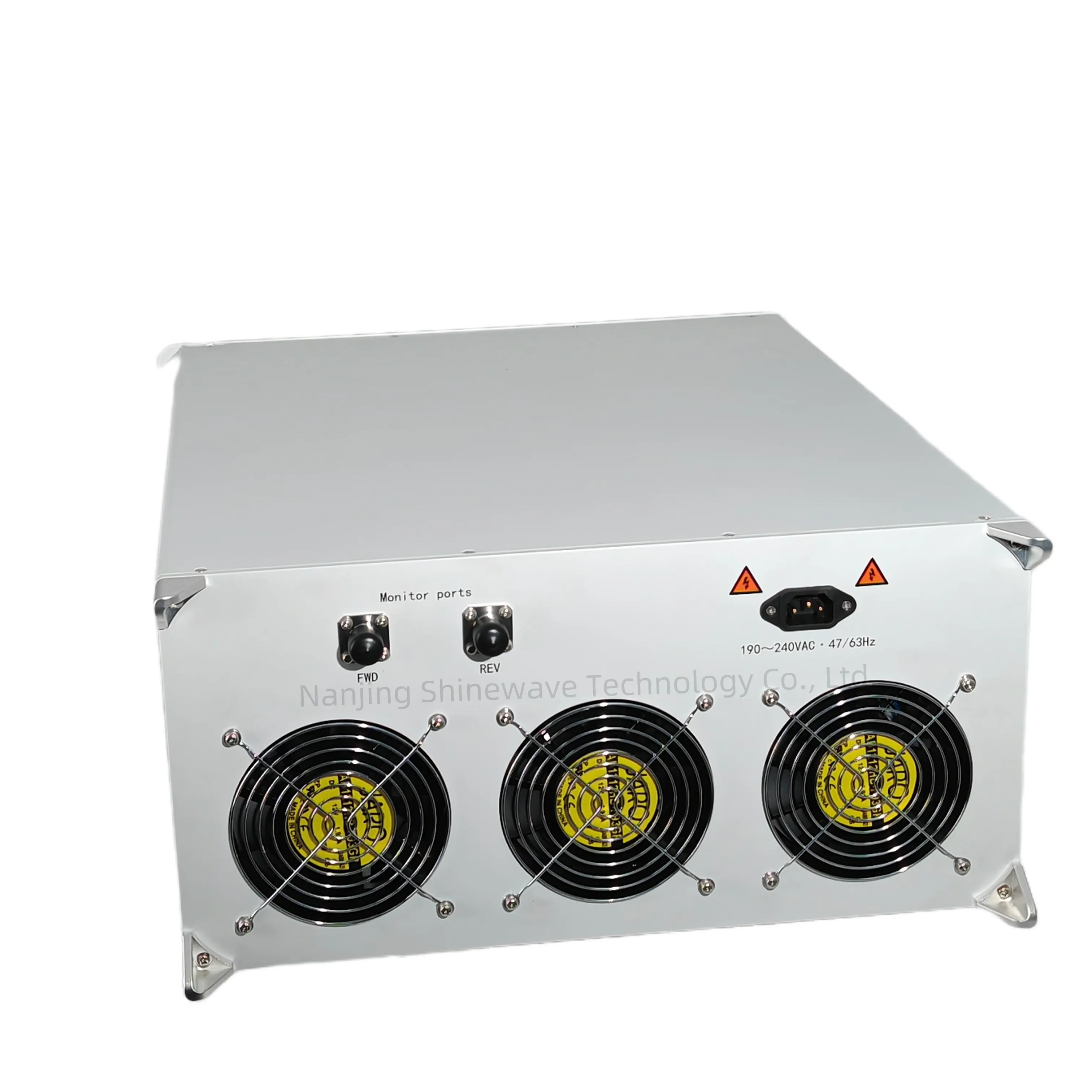 Sistem Amplifier RF 6-18 GHz 120W, kotak penguat daya Ultra Wideband daya tinggi performa tinggi untuk uji dan pengukuran