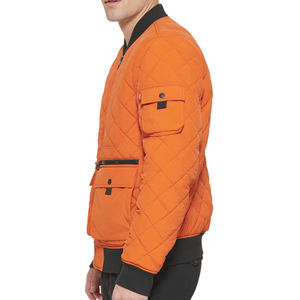 Blouson Bomber Léger en Toile pour Homme, Fermeture Éclair, Col Montant, Capuche, Imperméable, Écologique, Design Élégant, Poignets Côtelés, Décontracté - Product Image 5