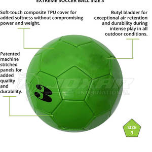 Ballon de football en PU léger de haute qualité, taille et poids officiels pour usage professionnel et d'entraînement, logo et couleur personnalisés - Product Image 4