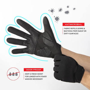 Guantes Personalizados Transpirables Unisex para Levantamiento de Pesas y Cross Training con Material de Spandex y Protección para el Logotipo - Product Image 5