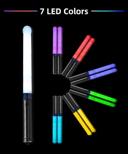 Baguettes en Silicone alimentées par piles, interrupteur LED, lumières rvb, télécommande, clignotant, ABS, bâton d'éclairage en vrac - Product Image 5