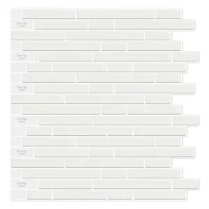 LONGKING 10 hojas autoadhesivas Peel and Stick 12x12 azulejos cocina Backsplash - Product Image 1
