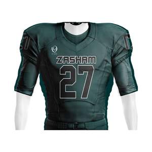 Nuevas llegadas, precio al por mayor, uniforme de fútbol americano, aparejos, uniformes de sarga, Números brillantes cromados - Product Image 2