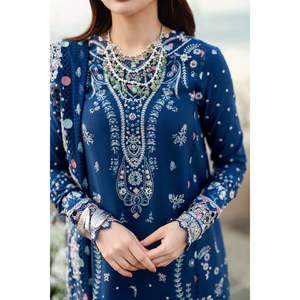 Ensemble de costumes pour femmes Qalamkar SAHIL Luxury Lawn'25 FK-05 Aurora TC-1191 - Product Image 3