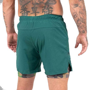 Shorts de grappling MMA de boxe personnalisables extensibles sublimés à séchage rapide respirants en spandex/polyester pour hommes Vêtements d'arts martiaux - Product Image 2