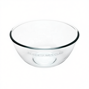 Bol à salade classique transparent en verre borosilicate de 21 cm, multifonctionnel pour le modèle Pyrex Bowl 180B000 7646 - Product Image 2