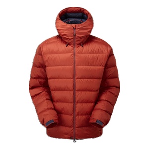 Venta al por mayor de prendas de vestir exteriores de invierno para los hombres logotipo personalizado abajo abrigo con burbuja Puffer chaqueta cálida lona logotipo frontal posición - Product Image 1
