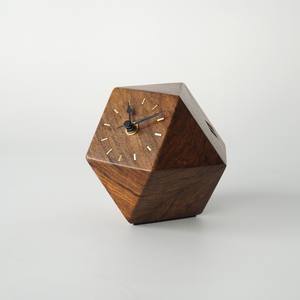 Horloge de table en bois, agréable au toucher et apaisante visuellement, maintient la ponctualité tout en améliorant la décoration intérieure - Product Image 1