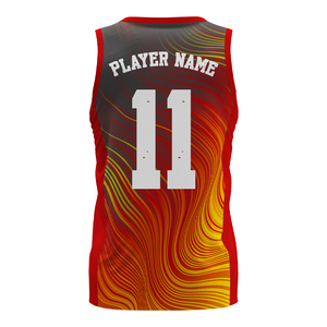 Maillot de basket-ball personnalisé à vente chaude, ventilation supplémentaire, couleurs personnalisées, logo, ambiance rétro, débardeur pour adultes unisexes - Product Image 6