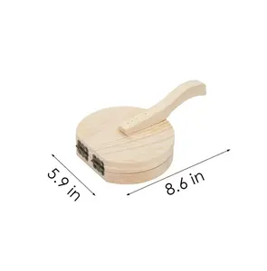 Hot Selling Holzteig presser Holz Tortilla Press halter Pizza teig presse Maschine für Großhandels lieferanten