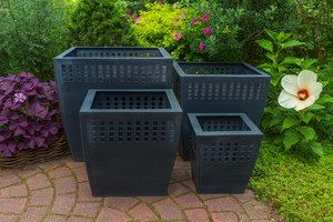 Cubo de plantas galvanizado, maceta para interiores y exteriores, macetas antiguas ligeras de estilo de granja Rusti, maceta para decoración del hogar - Product Image 3