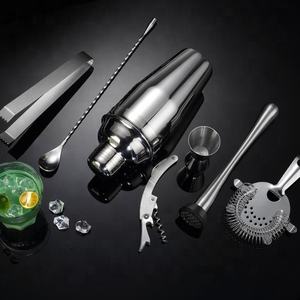 King American Style Professionnel Cocktail Shaker bar outil cadeau shaker à cocktail ensemble de bar shaker à cocktail en acier inoxydable - Product Image 3