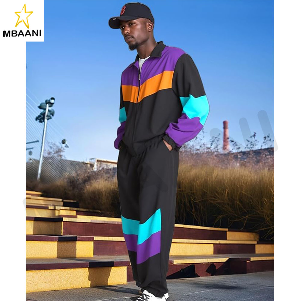  VOCAL WIND TRACK セットアップ　XS Outfit Men 90s Tracksuit Costumes Halloween 70s Windbreaker Jacket
