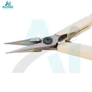 Alicates profesionales de punta redonda ALMAC hechos de acero al carbono perfectos para crear bucles, curvas y bobinas en joyería - Product Image 3