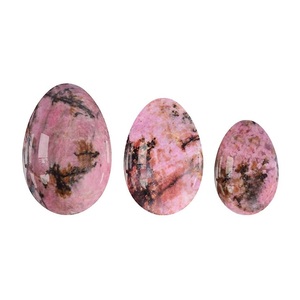 Merveilleuse qualité et super vente sur Soha Agate pierre naturelle rose Rhodonite cristal oeufs pour la décoration et les cadeaux en vente - Product Image 2