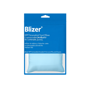 Cuscini da Viaggio Personalizzabili Blaiser in RPET, Gadget Personalizzabili per un Viaggio Confortevole - Product Image 3