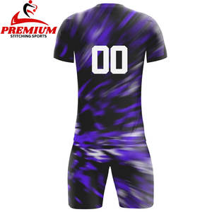 Personalizado Club Fútbol Jersey Traje Nuevo Diseño Transpirable Fútbol Desgaste Adulto Equipo Uniforme Fútbol Kits Sublimación Fútbol Jersey - Product Image 2