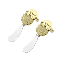 Ensemble de couverts en acier inoxydable de haute qualité, finition argentée, design moderne, pour service de fromage, nouveau modèle, manche élégant, pour gâteaux, mariages et usage en cuisine.