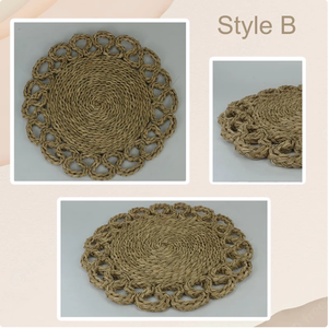 Lot de 10 grandes herbes de mer décoratives style vietnamien, décoration d'intérieur de luxe - Product Image 3