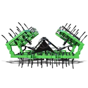 Stoppelcultivator Opvouwbare Veerroller Cultivator Lopende Egrow Roller Voor Tractor Cultivators