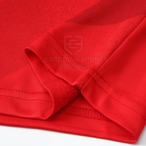 Precio al por mayor, en stock, uniforme de fútbol unisex, logotipo personalizado, Diseña tu propio poliéster 100%, respetuoso con el medio ambiente y transpirable - Product Image 3