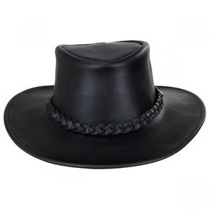 Chapeaux en cuir de cowboy de style nouveau, faible MOQ, best-seller, couleur personnalisée, meilleur produit en vente, chapeaux en cuir à vendre - Product Image 2