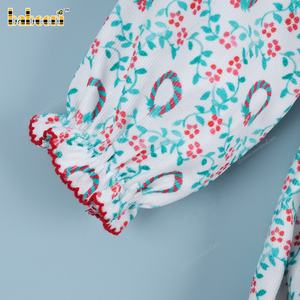 Camiseta de Manga Corta para Bebé Niño, Diseño Navideño, Estampado, 100% Algodón, BB3478, Cierre de Botones a Presión, ODM, OEM, OEKO-TEX - Product Image 4