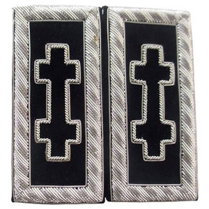 Luxury German Customized Metal Badges Epaulette Cords Uniforms Shoulder <b>Boards</b> Accessories Embroidered Technics Sequins - Product Image 2