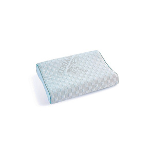 Almohada monolítica moderna de espuma viscoelástica de alta calidad, contorno ergonómico con superficie geométrica, suministro de fábrica disponible - Product Image 2