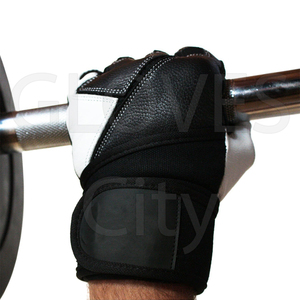 GANTS personnalisés City Gants de fitness noirs à demi-doigts pour sport, gymnastique et haltérophilie Équipement de fitness personnalisable 2025 - Product Image 6
