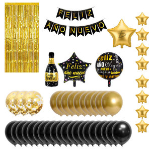Elegante Set di Palloncini per Festa di Capodanno, Celebra con Stile con Accessori Decorativi - Product Image 5